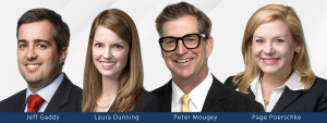 LPR attorneys Jeff Gaddy, Page Poerschke, and Laura Dunning worked with Mougey in the years-long effort against Walmart, Walgreens, CVS, and the other members of the opioid distribution chain.