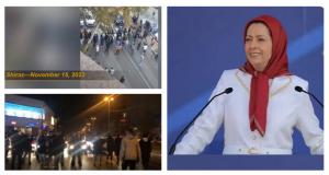NCRI president-elect Maryam Rajavi hailed the Iranian people and said “At the beginning of the third month of Iran’s uprising, the brave women, men, and youths of Iran held protests, strikes, in more than 50 universities and 50 bazaars across the country."