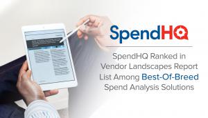 SpendHQ Ranked in Vendor Landscapes Report