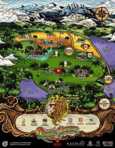 Reggae On The Mountain 2022 Festival map