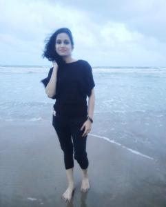 Alisha Begum at the Orissa Sea Beach