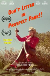 Don't Litter in Prospect Park!! Film Poster An absurd horror short film with a rockabilly vibe