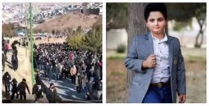 Friday’s protests began with protests rallies at the funerals of civilians killed by security forces in recent days. In Izeh, a large crowd gathered at the funeral of Kian Peerfalak, a ten-year-old child shot and killed by security forces on Wednesday.