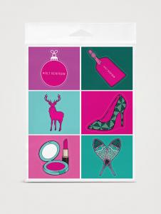Holt Renfrews new Montreal Holiday Stickers in partnership with StickerYou