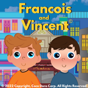 HeiSpark® Francois and Vincent© 2022 Copyright, Coco Doro Corp., All Rights Reserved