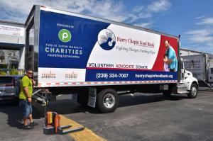 NOBLELIFT North America Donates Equipment to Harry Chappin Food Bank to Help with Hurricane Ian Disaster Relief and Recovery.