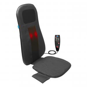 The Ripple Massage Seat is an electric massage seat with a full back heated shiatsu massage and a vibrating seat, turning ordinary couches and office chairs into massage chairs.