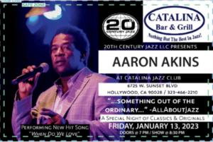 Aaron Akins Catalina Jazz Club Live Performance