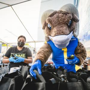 A Place Called Home to Distribute 500 Turkeys and Meal Supplies to Families in Need in Partnership with LA Rams
