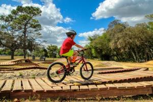 Boy on bike