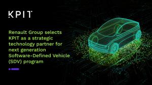 Renault Group selects KPIT as a strategic technology partner for next generation Software-Defined Vehicle (SDV) program