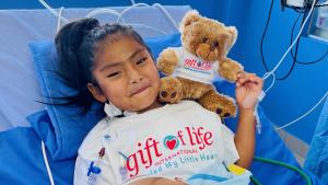"Gema" a child treated through Gift of Life International's Global Network of Care