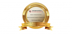 BIDV wins 'Most Innovative Risk Management Bank of Vietnam' title from International Business Magazine for integrating the best international credit risk management practices