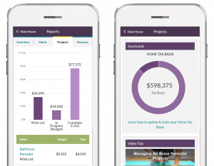 HomeZada Home Remodel Budgets