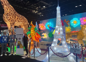 IAAPA Expo Orlando 2022 at Zigong Lantern Group Booth with team