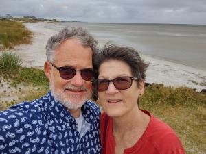 Gail and Devin Thorpe from Jacksonville visit North Carolina's Outer Banks