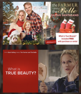 "Family, CHRISTMAS COMEDY MOVIE" The Farmer and The Belle/ Saving Santaland presents thedocumentary "What is True Beauty?" exclusively on SalemNow