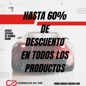 Consulta de VIN anuncia un gran descuento para el Black Friday
