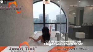 Smart Tint can go clear or frosted private with power