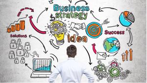 Business strategy infographic