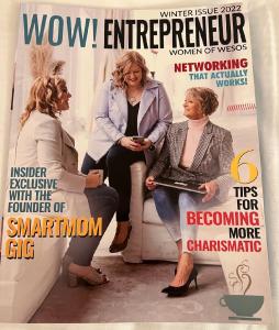 WESOS’ Inaugural WOW! ENTREPRENEUR – Women of WESOS Magazine Cover, launch date December 2, 2022