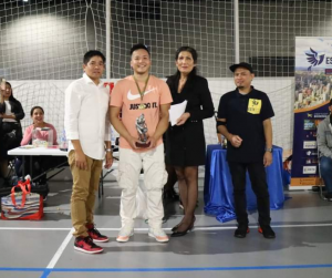 Man receives MVP award