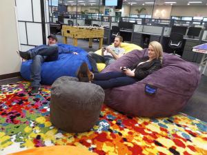 Employees Playing Video Games