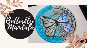 butterfly mandala art