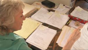 Jennifer Townsend Director/Producer sorts through hundreds 1991 questionnaire responses