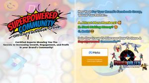 SuperPowered Community, A Meta Community Management, Certified Company Facebook Group Cover Image