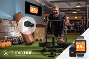 Studio Hub enabled Apple Watch heart rate connectivity.