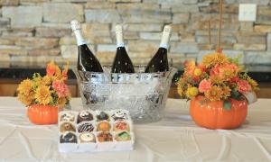 Entrance Table Bouquets & Bubbles Fall Class by Anthem Pleasant