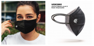 Introducing Unicorn Breathing Mask's ASTM F3502 Level 2 Sustainable Disposable Mask