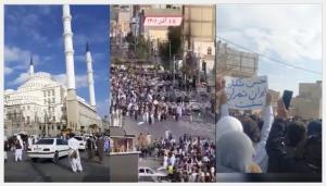 On Friday, the people of Sistan and Baluchestan held anti-regime protest rallies after Friday prayers, as has become the norm in recent months where forces opened fire at people. The protest rallies took place despite heavy security measures on Friday.