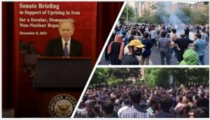 This meeting today is different because those protests that began on Sep. 26, continue. Not only undiminished but broader and deeper and more steadfast than ever before. What’s happening now in Iran is inspiring, and unprecedented since the regime took over.