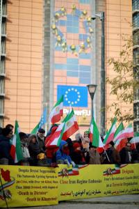 European NGOs gather on the eve of European summit in solidarity with the Iranian people