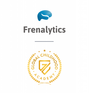 The logos for Frenalytics and Global Childhood Academy (GCA). Credit: Frenalytics, GCA