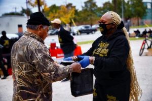 Presidential Award winner RoseMary Tucker Shares Her Birthday by Serving Unhoused Houston Community