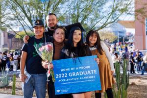 Joined by family and friends, 100 young men and women celebrated their graduation from Clark County Acceleration Academies, whose personalized education enabled them to find academic success