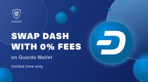 Swap DASH cryptocurrency with 0% Fees on Guarda Wallet, a non-custodial crypto wallet