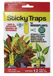 summit, responsible, solutions, insect, pests, stick, traps, yellow, gnats, whiteflies, houseplants