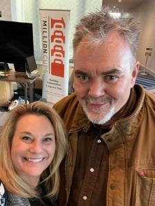 Photo of Dawn Wellott, CEO of SmartMomGig.com, and Joel McKay Smith, CEO of Accelerant