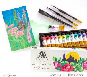The gouache paints are highly-pigmented with rich texture.