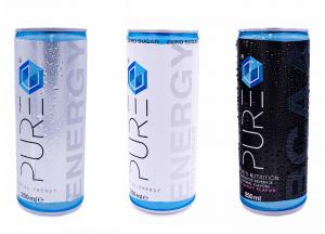 PURE Energy Drink + PURE Energy Drink - Zero Sugar + PURE Sports Nutrition - BCAA