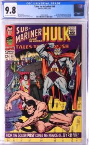 Copy of Marvel Comics Tales to Astonish #90 (April 1967), graded CGC 9.8, featuring the first appearance of the Abomination and first Silver Age appearance of Byrrah (est. 10,000-$15,000).