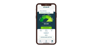 Cuverd App Screen: enter a brand or generic drug; select your insurance plan; find the lowest cost for your Rx including copay, cash discount price, or copay coupon; click Get Savings