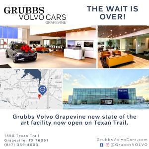 Grubbs Volvo New Dealership in Grapevine.