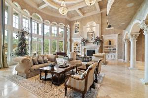 Magnificent two-story great room and entertaining terrace