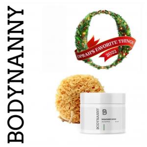 Gloria L. Williams' new product Bodynanny Eucalyptus Body Scrub with Sponge Set made Oprah's Favorite Things List 2022 for the 9th time in a row. The two-piece set is a eucalyptus sugar exfoliator and a sponge to buff your body. Courtesy Photo.