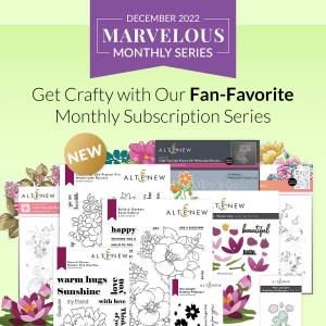 Altenew's new Marvelous Monthly Series has once again provided crafters with endless opportunities for wow-worthy and imaginative projects.